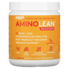 Амінокислоти для зниження ваги, AminoLean Recovery RSP Nutrition, червоний апельсин, 253 г