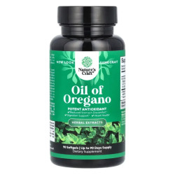 Масло орегано, Nature's Craft Oil of Oregano, 90 гелевых капсул