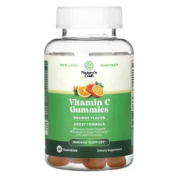Витамин C жевательный, Vitamin C Gummies Nature's Craft, вкус апельсин, 60 жевательных таблеток