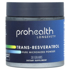 Транс-ресвератрол мкронізований порошок, ProHealth Longevity Micronized Trans-Resveratrol, 30 г