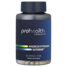 Гидрокситирозол 25 мг, ProHealth Longevity Hydroxytyrosol Extreme, 90 вегетарианских капсул