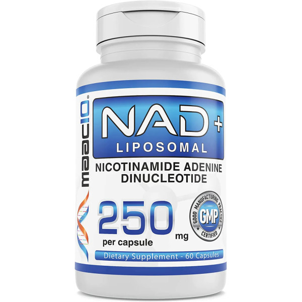 Нікотинамід аденіндинуклеотид, NAD+, MAAC10, ліпосомальний, 250 мг, 60 капсул