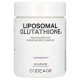 Ліпосомальний глутатіон, Liposomal Glutathione, Codeage, 1000 мг, 60 веганських капсул (500 мг на капсулу)