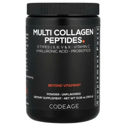 Коллагеновые пептиды, Multi Collagen Peptides CodeAge, без ароматизаторов, 300 г