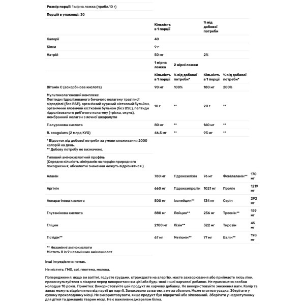 Колагенові пептиди, Multi Collagen Peptides, CodeAge, порошок, без ароматизаторів, 300 г