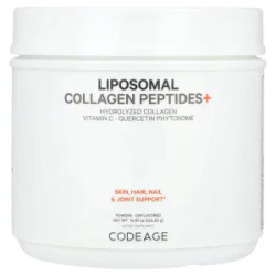 Коллагеновые пептиды липосомальные без вкуса, CodeAge Liposomal Collagen Peptides, 424,5 г