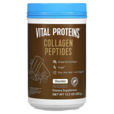 Пептиди колагену, Vital Proteins Collagen Peptides, шоколад, порошок, 383 г