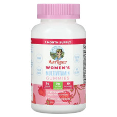 Мультивитамины для женщин жевательные, вкус клубника, Women's Multivitamin Gummies MaryRuth's, 60 жевательных конфет