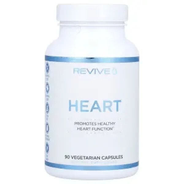 Підтримка роботи серця, Heart, Revive, 90 вегетаріанських капсул