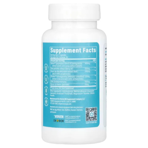 Чоловіче здоров'я, Men's Health, Revive, 60 вегетаріанських капсул