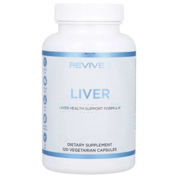 Здоров'я печінки, Liver, Revive, 120 вегетаріанських капсул