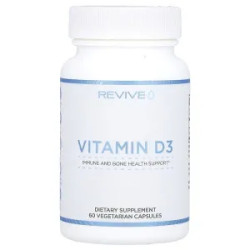 Вітамін D3, Vitamin D3 Revive, 60 вегетаріанських капсул