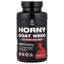 Горянка великоквіткова, Horny Goat Weed Nature's Craft, 180 капсул