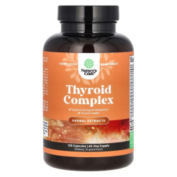 Поддержка щитовидной железы, Nature's Craft Thyroid Complex, 120 капсул