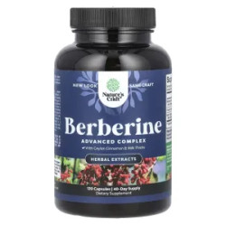 Берберин, Berberine Nature's Craft, улучшенный комплекс, 120 капсул