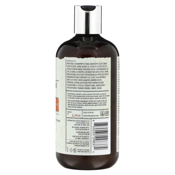 Шампунь для волосся, Essential Moisture Cleanser, Curlsmith, рецепт зволоження для всіх типів волосся, 355 мл