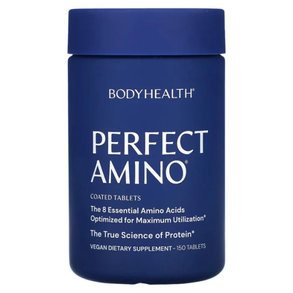 Амінокислоти, Perfect Amino, BodyHealth, 150 таблеток, вкритих оболонкою