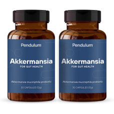 Акермансія, пробіотик для здоров'я кишечника, Pendulum Akkermansia, 2 банки по 30 капсул