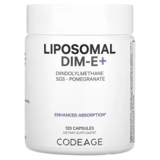 ДІМ з вітаміном Е ліпосомальний, Liposmal DIM-E Codeage, гранат, 120 вегетаріанських капсул
