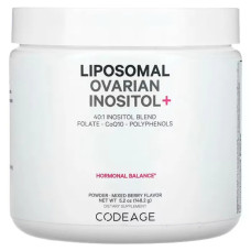 Інозитол ліпосомальний для яєчників, ягідний мікс, Codeage Liposomal Ovarian Inositol+, 148,2 г