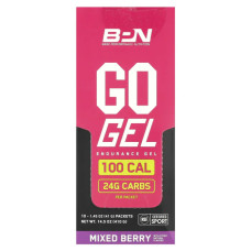 Гель для витривалості, BPN Go Gel Endurance Gel, смак ягідний мікс, 10 пакетиків по 41 г