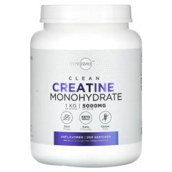 Креатин моногидрат, Clean Creatine Monohydrate TypeZero, без вкуса, 5000 мг, 1 кг