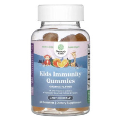 Імунітет для дітей, Nature's Craft Kids Immunity Gummies, смак апельсин 60 жувальних таблеток