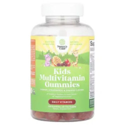 Мультивитамины для детей, Kids Multivitamin Gummies Nature's Craft, вкус фруктовое ассорти, 120 жевательных таблеток