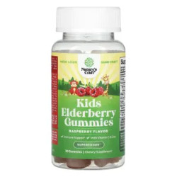 Бузина для дітей, Kids Elderberry Gummies Nature's Craft, смак малина, 30 жувальних таблеток