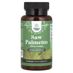 З пальметто 500 мг, Saw Palmetto Nature's Craft, 30 капсул