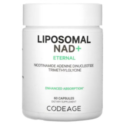 НАД+ ліпосомальний, Codeage Liposomal NAD+ Eternal, 60 веганських капсул
