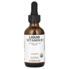 Вітамін E рідкий без смаку, Codeage Liquid Vitamin E, 59,2 мл