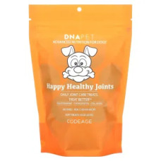 Підтримка суглобів для собак, м'які ласощі з куркою Codeage DNA Pet Happy Healthy Joints Soft Treats, 227 г