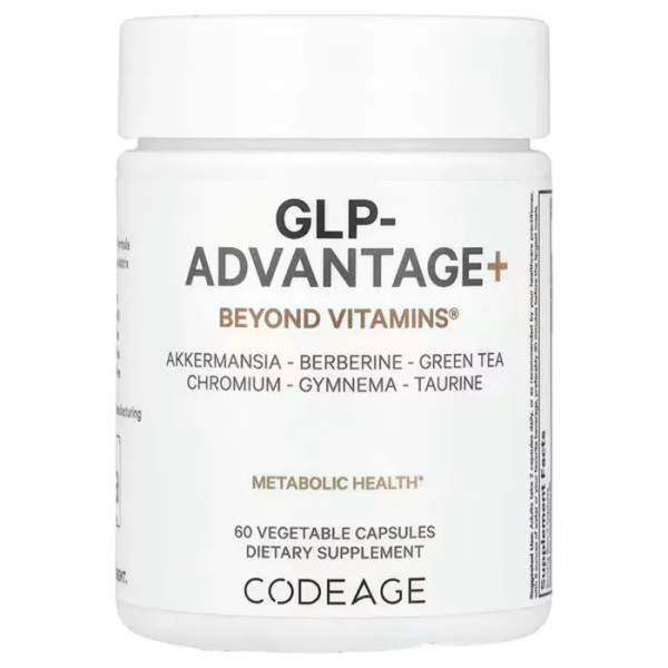 Мультивітаміни для підтримки травлення та GLP, GLP-Advantage+, Codeage, Beyond Vitamins®, комплекс поживних речовин, 60 вегетаріанських капсул