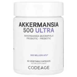 Аккермансия 500 Ultra, Codeage Akkermansia 500 Ultra, 90 вегетарианских капсул