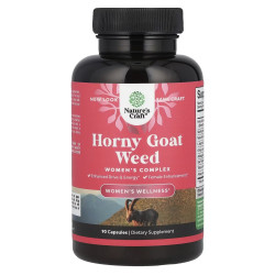 Горянка крупноцветковая, комплекс для женщин, Horny Goat Weed Women's Complex Nature's Craft, 90 капсул