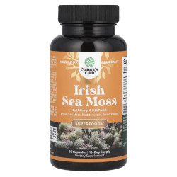 Ірландський морський мох 2100 мг, Nature's Craft Irish Sea Moss, 30 капсул (700 мг у капсулі)