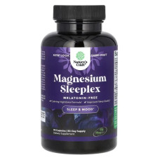 Магній для сну без мелатоніну, Nature's Craft Magnesium Sleeplex, 90 капсул