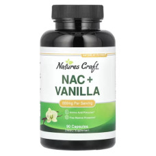 NAC з ваніллю, Nature's Craft NAC + Vanilla, ваніль 90 капсул