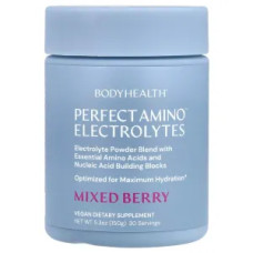 Електроліти з амінокислотами, смак ягідний мікс, BodyHealth Perfect Amino Electrolytes, 150 г