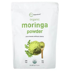 Морінга, Micro Ingredients Moringa, органічний порошок, 907 г