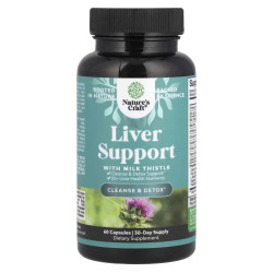 Підтримка печінки з розторопшою, Nature's Craft Liver Support with Milk Thistle, 60 капсул