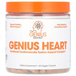 Підтримка серця, Genius Genius Heart, 60 вегетаріанських капсул