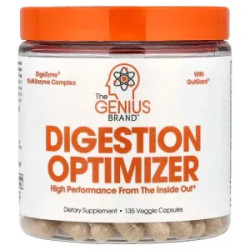 Ферменты для пищеварения, Digestion optimizer The Genius Brand, 135 вегетарианских капсул