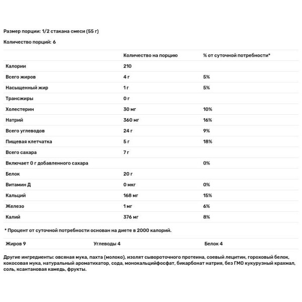 Смесь для блинчиков и выпечки, Protein Mix, FlapJacked, протеиновая, 340 г