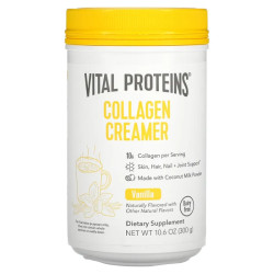 Колагеновий кремер, Vital Proteins Collagen Creamer, ваніль, 300 г
