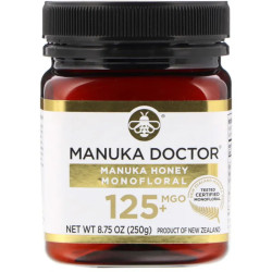 Манука мед, Manuka Doctor Manuka Honey Monofloral, 125+, 250 г