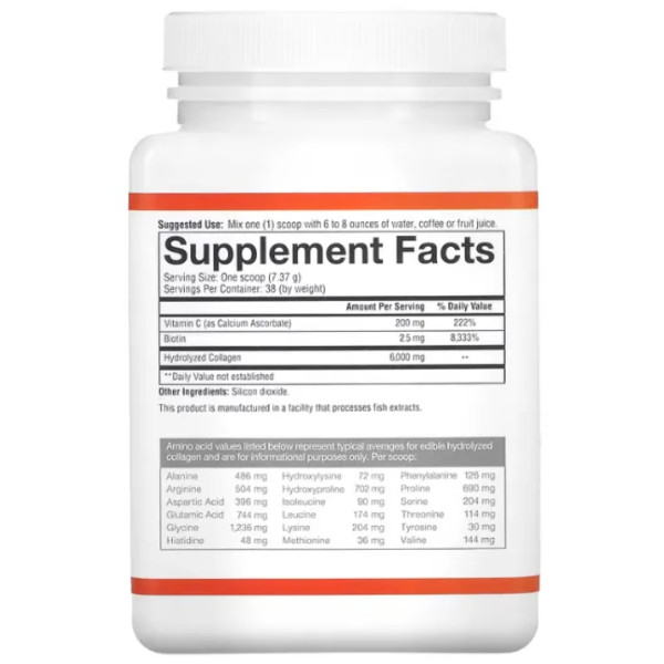 Колаген, Collagen Powder, Youtheory, порошок без смаку, 283 г