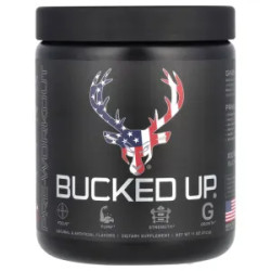 Предтренировочный комплекс, вкус Merica Rocket Pop, Bucked Up Pre Workout, сила и выносливость 312 г