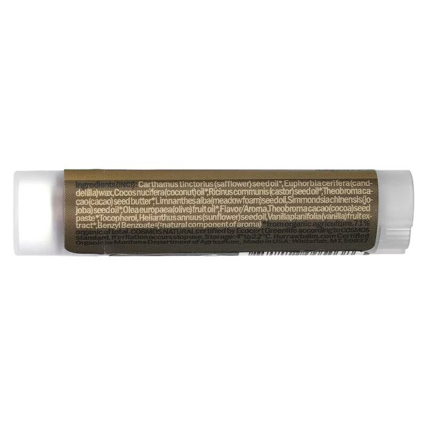 Бальзам для губ, Lip Balm, Hurraw!, шоколад, 4.8 г